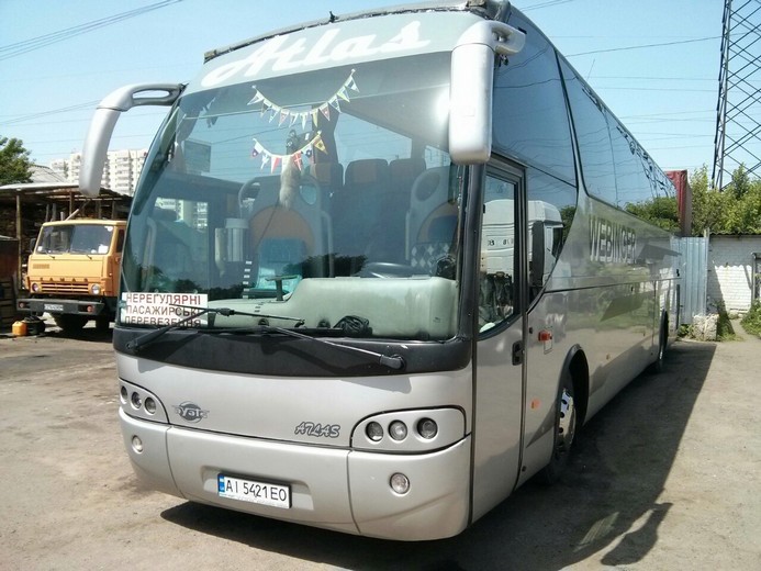 Пасажирські перевезення комфортабельним автобусом Київ - Катранка - Київ